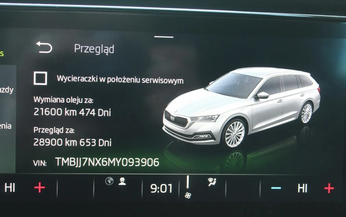 Skoda Octavia cena 69900 przebieg: 182383, rok produkcji 2020 z Prudnik małe 704